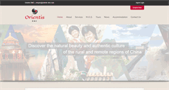 Desktop Screenshot of orientis-dmc.com